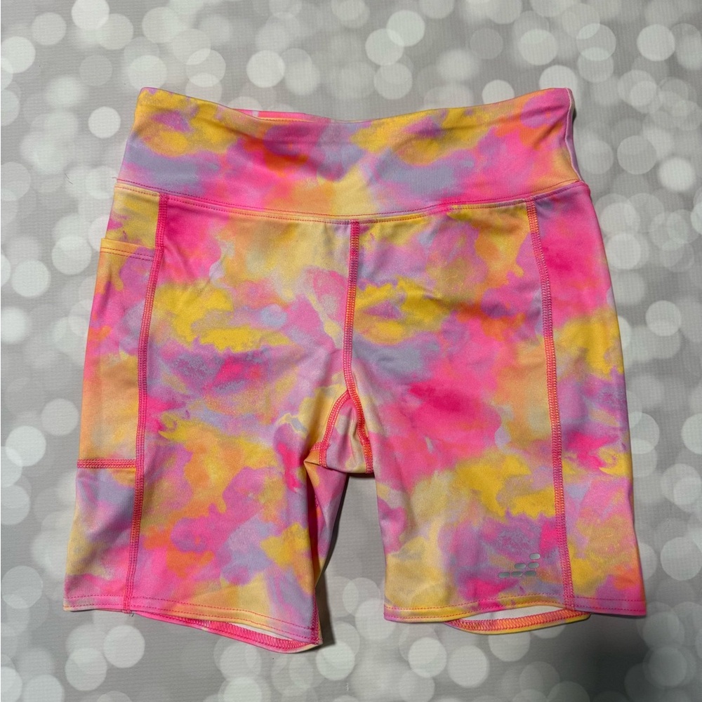 BCG Colorful Tie-Dye Girl’s Bike Shorts